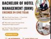 1 year Bachelor of Hotel Management Degree