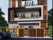 Modern Duplex House with Elegant Exterior Design